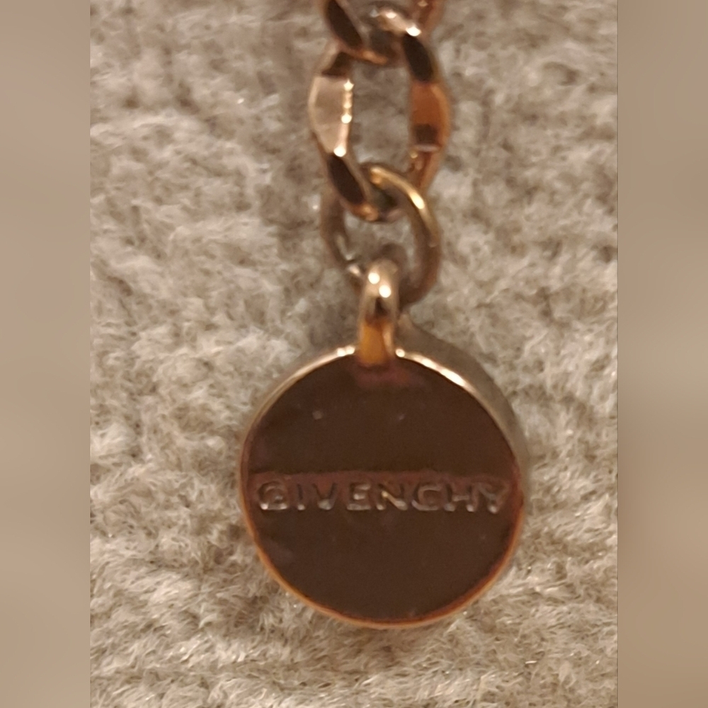 EUC Vintage Givenchy Swarovski Crystal & Silver Pearl Casual Necklace Jewelry - Picture 4 of 4